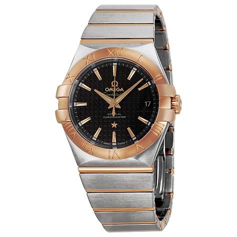 Omega Constellation Chronometer Automatic Steel And Rose Gold Mens