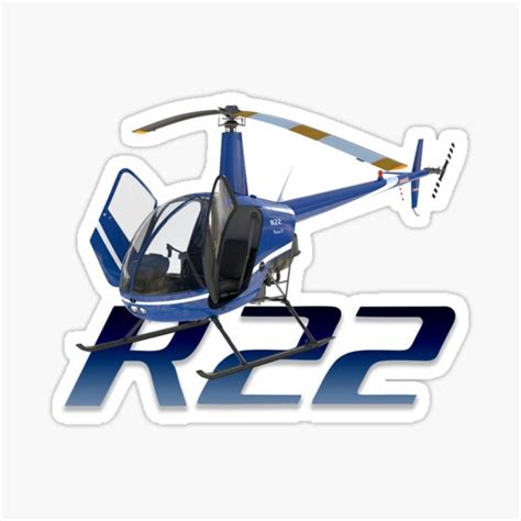 R22 Helicopter Sticker For Sale By Dudutbrito Redbubble