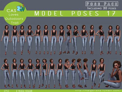 Model Poses 17 Posepack And Cas The Sims 4 Catalog