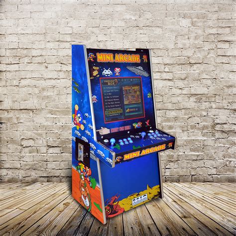 Mini Arcade Game Machine 500 Classics Retro Games Coin Free Play