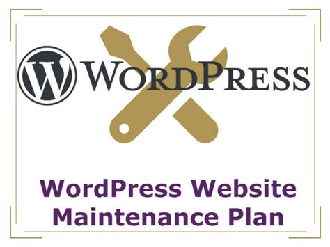 Wordpress Website Maintenance Plan Basic Jr Web Solutions