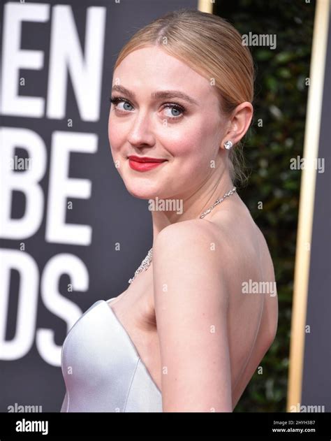 Dakota Fanning At The Th Annual Golden Globe Awards Held At The