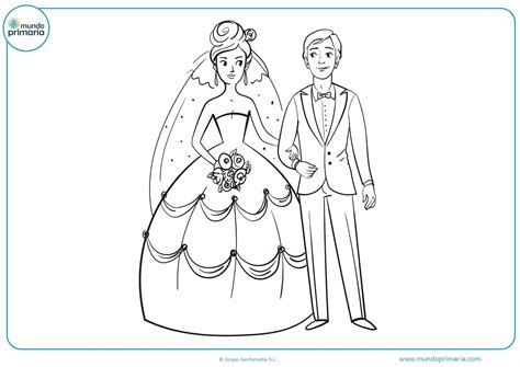 Dibujos Para Colorear Ninos Boda