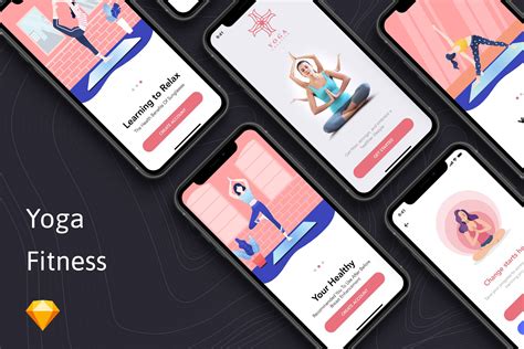 Yoga Fitness App Ui Kit By Hoangpts On Dribbble