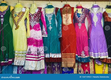 Traditional Indian Women S Clothing For Sale Stock Image Image Of