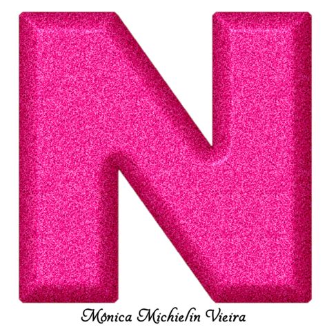 Pink Glitter Alphabet Letters