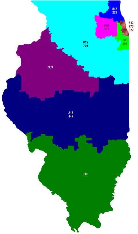 27 Illinois Area Code Map Online Map Around The World Images And