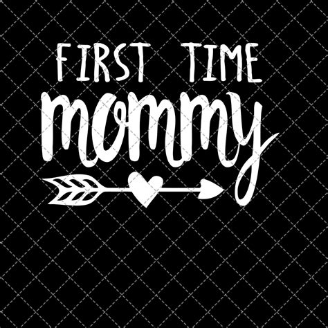 First Time Mommy Png Printable Digital Print Design Instant Etsy