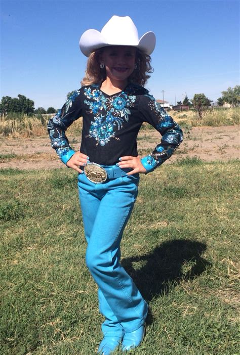 Kristi Q Original Top Pants Boot And Belt Professionally Dyed By Rodeo Ink Rodeo Queen