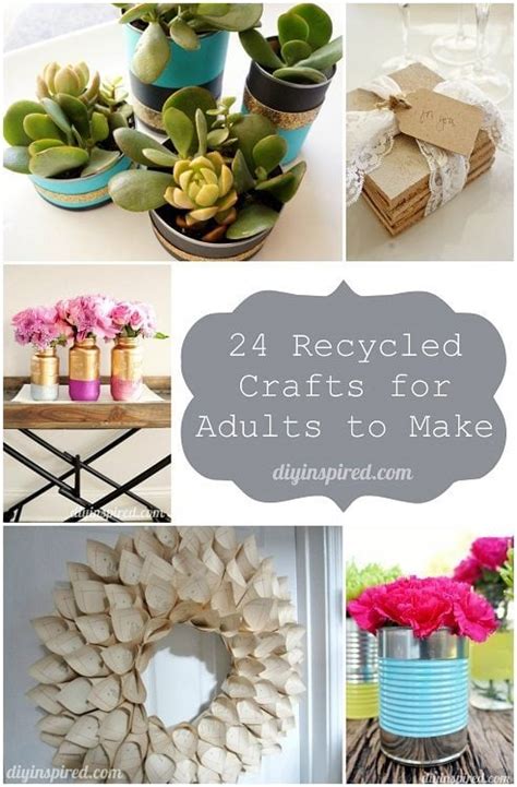 Best Recycled Craft Ideas For Adults Home Family Style And Art Ideas