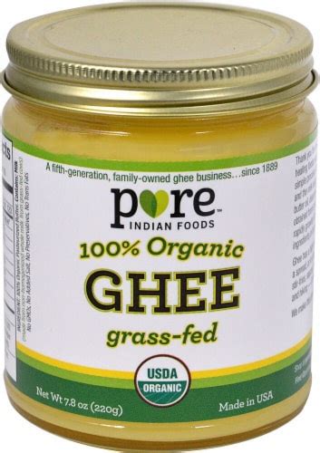Pure Indian Foods Organic Grass Fed Ghee Oz Kroger