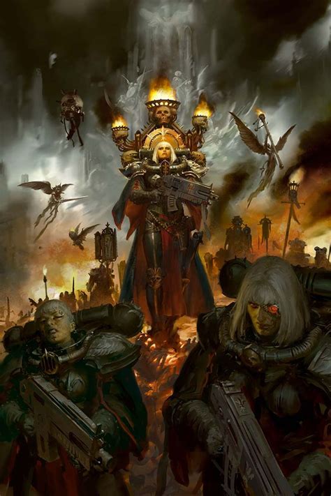 Sisters Of Battle Codex Cover 2019 Warhammer Art Warhammer Art