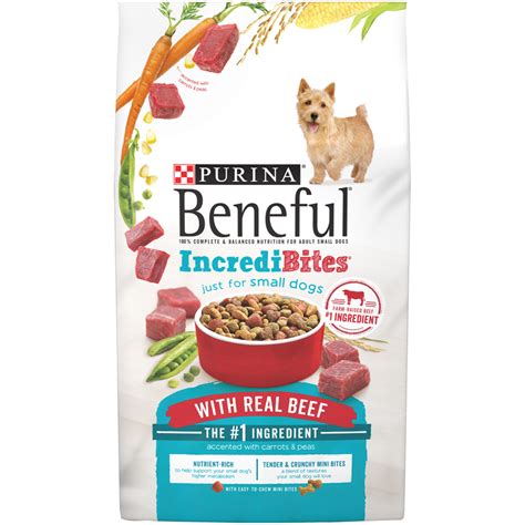 Best dog food for senior dogs 1. Purina Beneful IncrediBites With Real Beef Dry Dog Food ...
