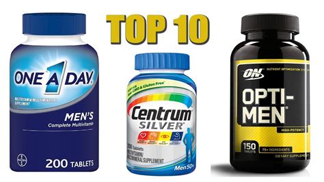 Top 10 Multivitamins For Men