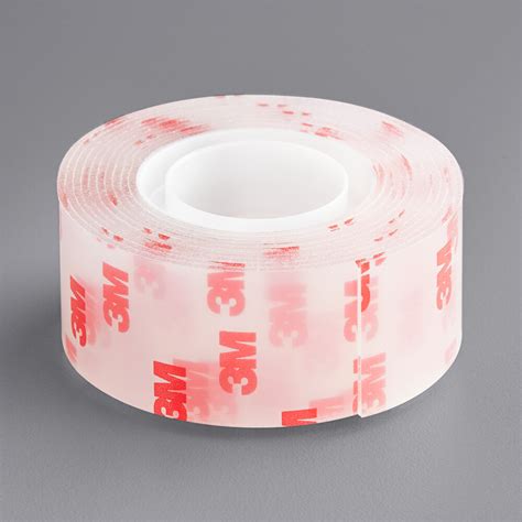 3m Scotch Mount 1 X 60 Clear Double Sided Mounting Tape 410h