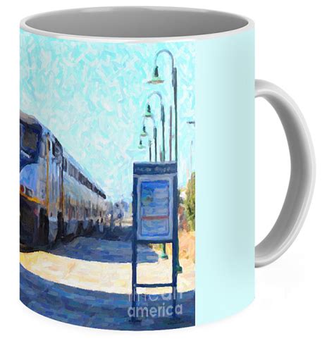 Amtrak Train At The Station Coffee Mug For Sale By Wingsdomain Art And