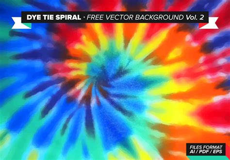 Tie Dye Spiral Free Vector Background Vol 2 98564 Vector Art At Vecteezy