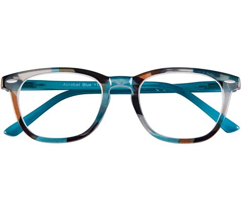 Acrobat Blue Reading Glasses Tiger Specs