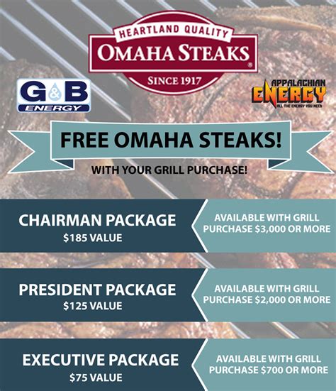 Omaha Steaks Grill Promo Gandb Energy