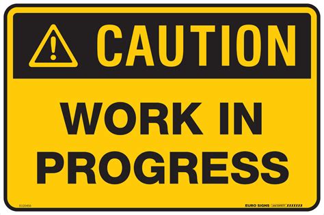Basemenstamper Caution Work In Progress Logo