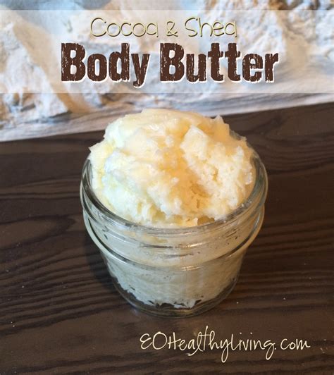 Essential Healthy Living Homemade Cocoa And Shea Whipped Body Butter