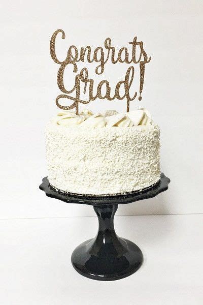 High Schoolcollege Graduate Congratulations Cake Decorations Congrats