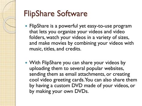 Ppt Flip Video Camera And Flipshare Software Powerpoint Presentation