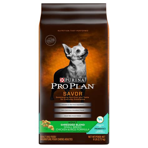 Our pro plan® range offers tailored nutrition and delicious recipes to suit the needs of almost every type of dog. Purina Pro Plan Dry Dog Food, Savor, Shredded Blend Adult ...