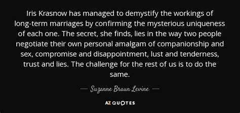 Suzanne Braun Levine Quote Iris Krasnow Has Managed To Demystify The Workings Of Long Term