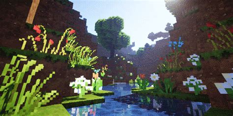 The quality of the gif will also not look like the one in the example(i know it looks weird and blurry, and that was to make it look like minecraft's default blurred panorama background). gif minecraft seus shaders yehaw i had no internet for ...