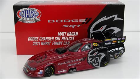 Matt Hagan 2020 Charger Srt Hellcat 124 Nhra Funny Car Diecast