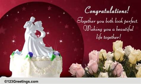 And now these three remain: Wedding Wishes For A Couple! Free Congratulations eCards, Greeting Cards | 123 Greetings