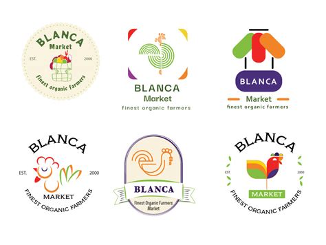 Finest Organic Farmers Market Logo On Behance