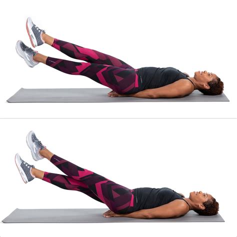 leg flutters 10 minute core and abs workout popsugar fitness uk photo 9