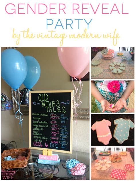 Our Big Gender Reveal Party The Vintage Modern Wife