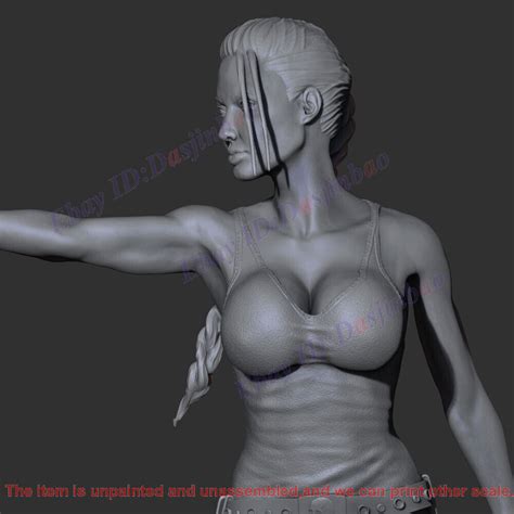 Lara Croft 16 3d Printing Model Kit Unpainted Unassembled 30cm Gk Ebay