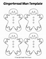 Free Printable Gingerbread Man Template - Printable Templates