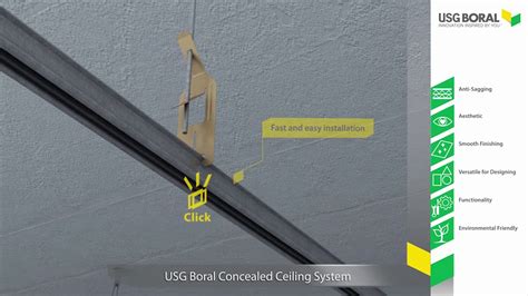 Usg Boral Concealed Ceiling System How Does It Work Youtube