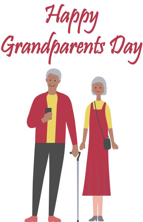 National Grandparents Day Dress Cartoon Sleeve for Grandparents Day for National Grandparents ...