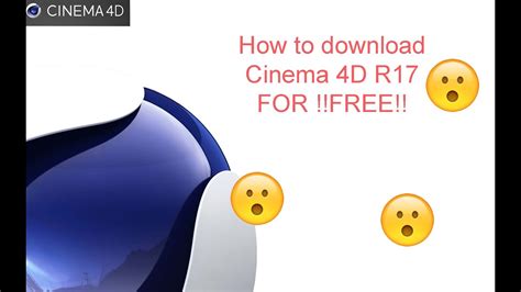How To Download Cinema 4d R17 For Free Youtube