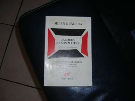 Milan Kundera Jacques Et Son Maitre Hommage A Diderot Ed Gallimard Ebay