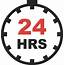 24 Hours Icon PNG And SVG Vector Free Download