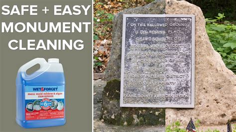 Easy Monument Cleaning With Wet And Forget Youtube