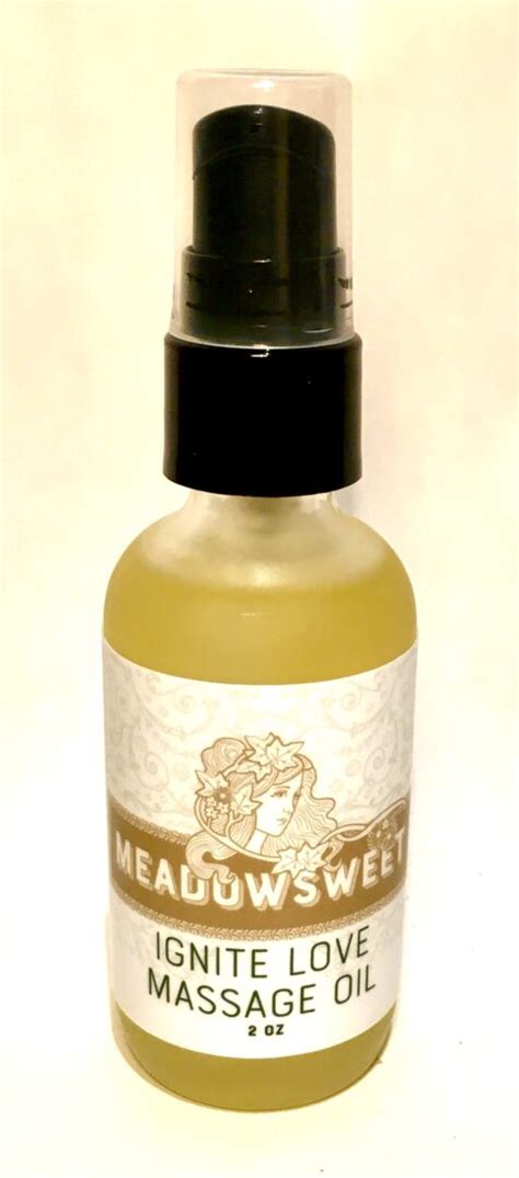 ignite love massage oil meadowsweet