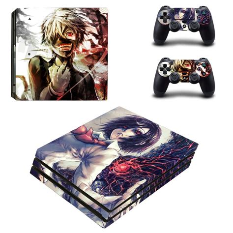 Tokyo Ghoul Decal Skin Sticker For Ps4 Pro Console And Controllers
