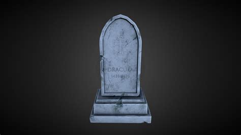 Dracula Tombstone 3d Model By Ozanicen 6b707a8 Sketchfab