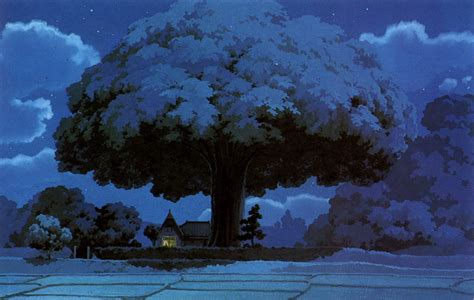 2160x1440 Resolution House Near Tree Painting Fantasy Art Anime