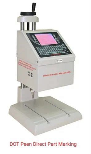 Shivdhan Dot Pin Marking Machine 99 9 Air Power Request 2 6 Bar Rs 155000 Id 13625793030