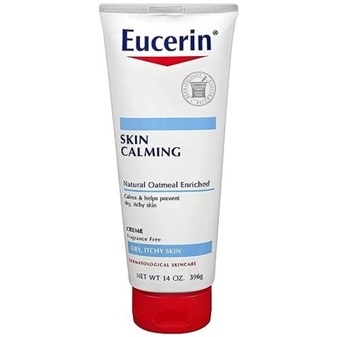 Eucerin Skin Calming Daily Moisturizing Creme 14 Ounce Tubes Pack Of