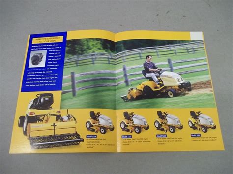 Cub Cadet Series 3000 Tractors 40th Anniversary Sales Brochure Ebay